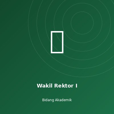 Wakil Rektor I